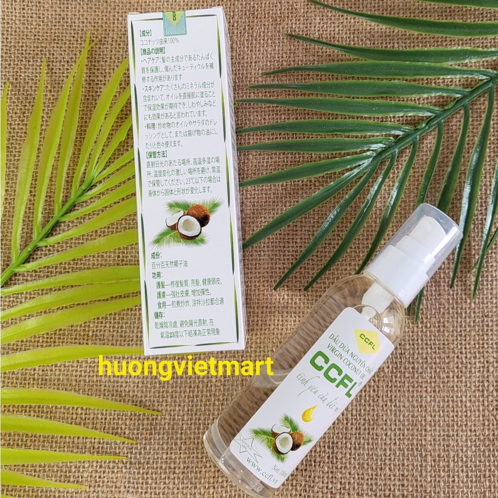 Dầu dừa nguyên chất Bến Tre 100ml
