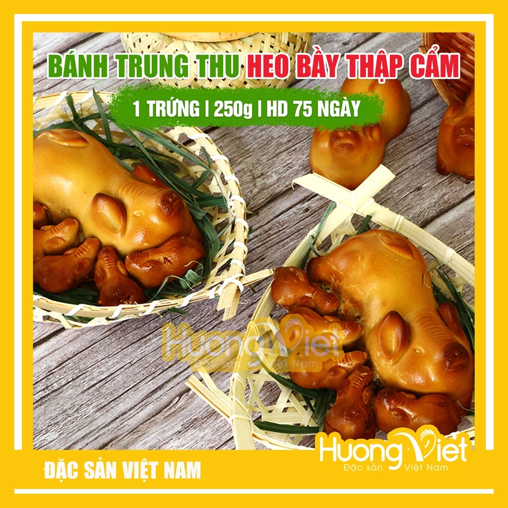 Bánh trung thu Heo bầy Tân Huê Viên 250g