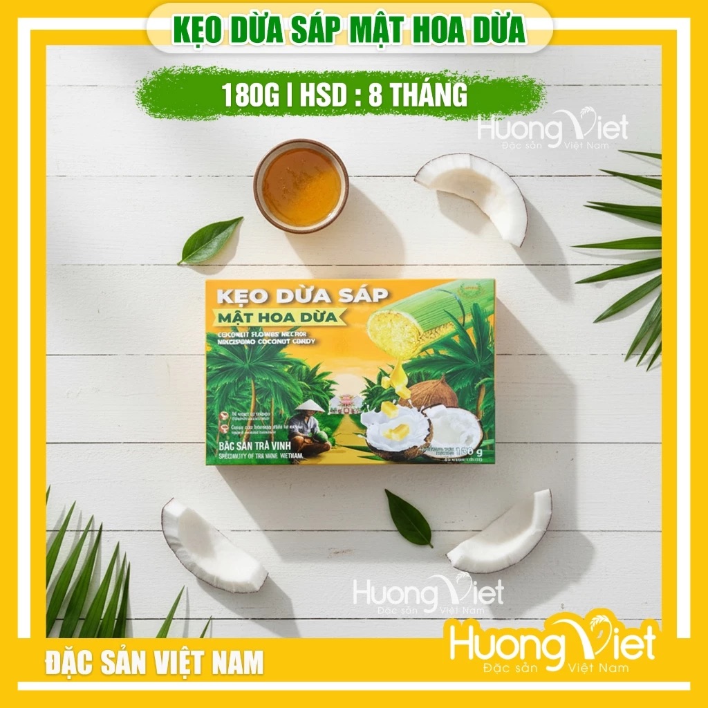 Kẹo Dừa Sáp Mật Hoa Dừa