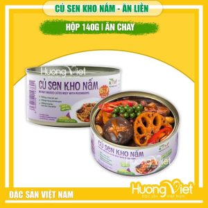 Củ Sen Kho Nấm ăn liền hủ 140g