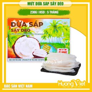Dừa Sáp Sấy Dẻo VICOSAP hộp 230g