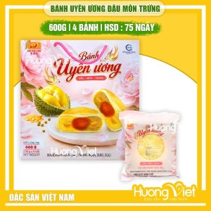 Bánh Pía Uyên Ương Đậu Dứa Trứng Tân Huê Viên hộp 600g
