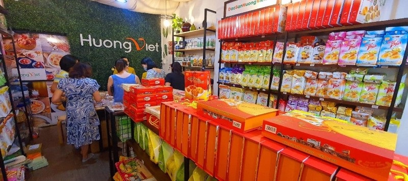 cửa hàng đặc sản miền tây ở Sài Gòn